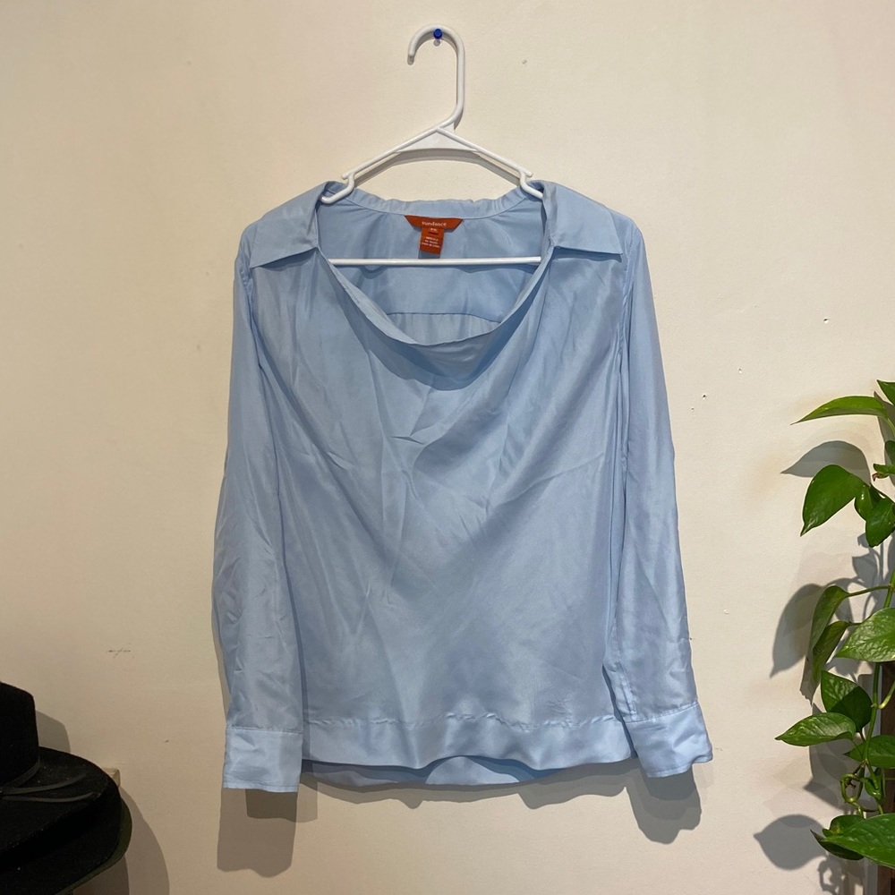 SUNDANCE 100% Silk Blouse